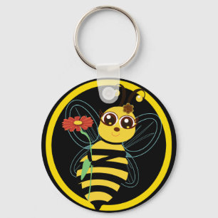 Porte-clés Porte - clé d'abeille de Toon de miel