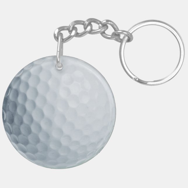 Porte-clés Porte - clé d'acrylique de boule de golf (Dos gauche)