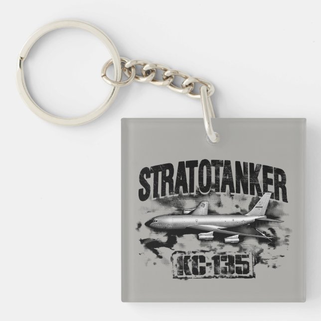 Porte-clés Porte - clé d'acrylique de KC-135 Stratotanker (Devant)