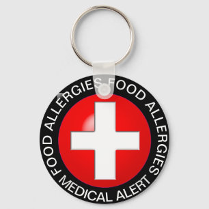 Porte-clés Porte - clé d'alerte Médicale pour les allergies