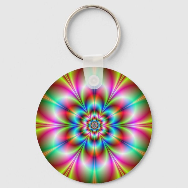 Porte-clés Porte - clé d'alimentation des fleurs (Recto)