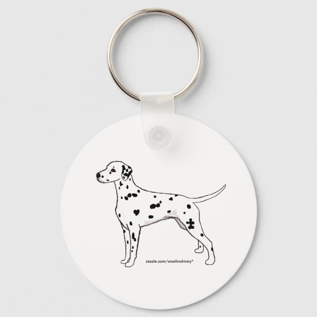 Porte-clés Porte - clé — Dalmatie noire (Recto)
