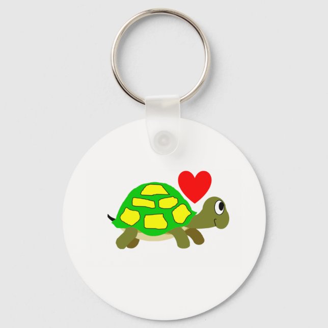 Porte-clés Porte - clé d'amour de tortue (Recto)