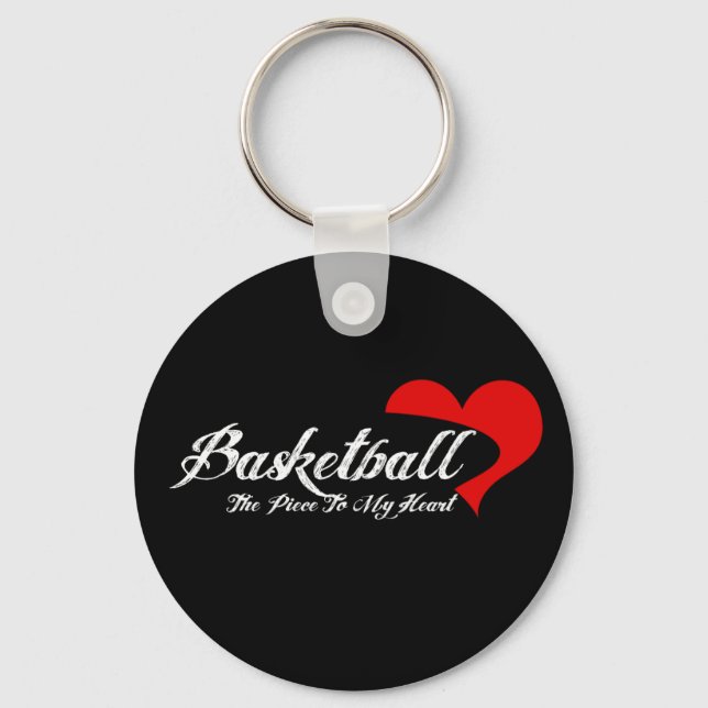 Porte-clés Porte - clé d'amour du basket-ball (Recto)
