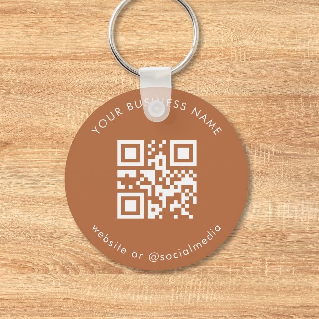 Porte-clés Porte - clé d'analyse de code Qr d'entreprise pers (Créateur téléchargé)