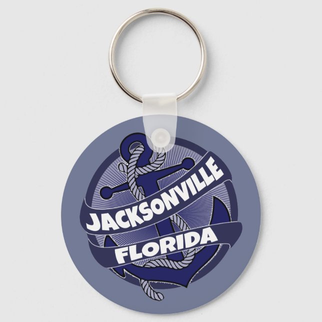 Porte-clés Porte - clé d'ancrage Jacksonville Florida (Recto)