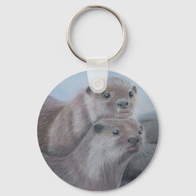 Porte-clés Porte - clé d'anneau de clé Otter (Recto)