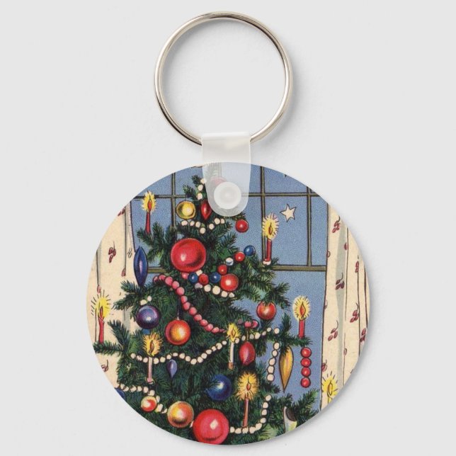 Porte-clés Porte - clé d'arbre de Noël (Recto)