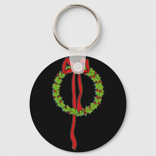 Porte-clés Porte - clé d'arbre de Noël (Recto)