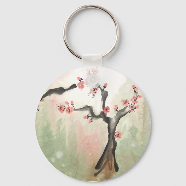 Porte-clés Porte - clé d'arbre de prune (Recto)