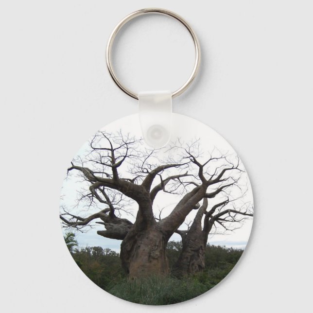 Porte-clés Porte - clé d'arbre du baobab (Recto)