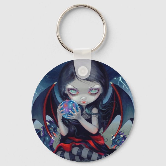 Porte-clés porte - clé "Dark Dragonling" (Recto)