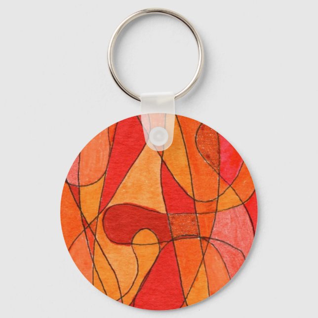Porte-clés Porte - clé d'art Abstrait (Recto)