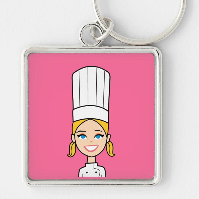 Porte-clés Porte - clé d'art de chef grand (Devant)
