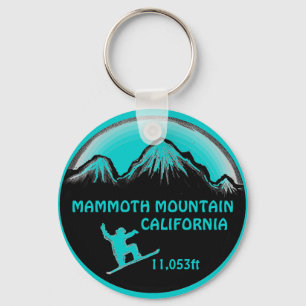 Porte-clés Porte - clé d'art de surf des neiges de Mammoth