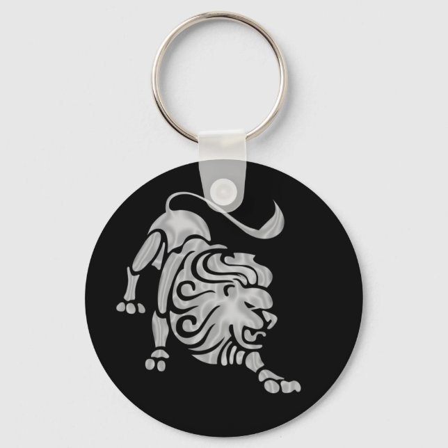 Porte-clés Porte - clé d'astrologie Leo Zodiac (Recto)