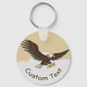 Porte-clés Porte - clé d'attaque d'aigle