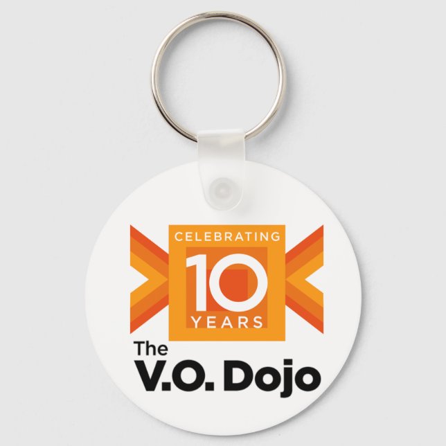 Porte-clés porte - clé de 10 ans (Recto)