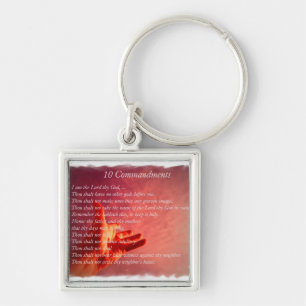 Porte-clés Porte - clé de 10 commandements