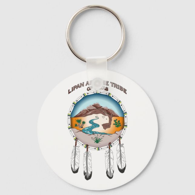 Porte-clés porte - clé de 2,25 po rond de base du bouclier tr (Recto)