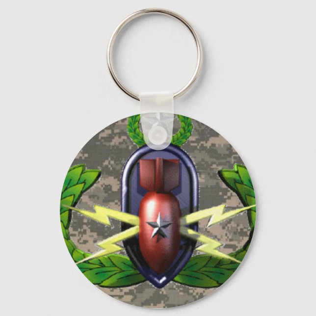 Porte-clés PORTE - CLÉ de badge EOD ACU (Recto)