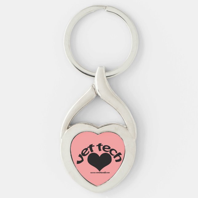 Porte-clés porte - clé de baisse de coeur de technologie de (Devant)