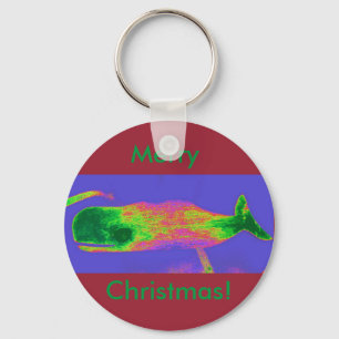Porte-clés Porte - clé de baleine de Joyeux Noël