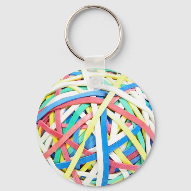 Porte-clés Porte - clé de balle Ruberbands (Recto)
