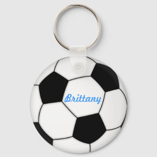 Porte-clés PORTE - CLÉ de BALLON DE FOOTBALL avec la Bretagn