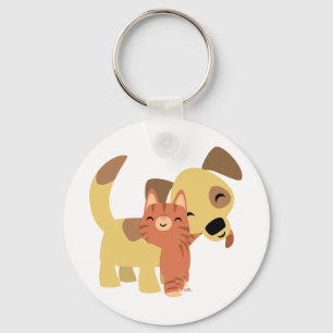 Porte-clés Porte - clé de bande dessinée de Kitty et de
