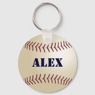 Porte-clés Porte - clé de base-ball d'Alex par 369MyName
