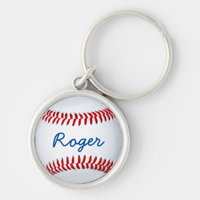 Porte-clés Porte - clé De Baseball Personnalisé Avec Modèle D (Devant)