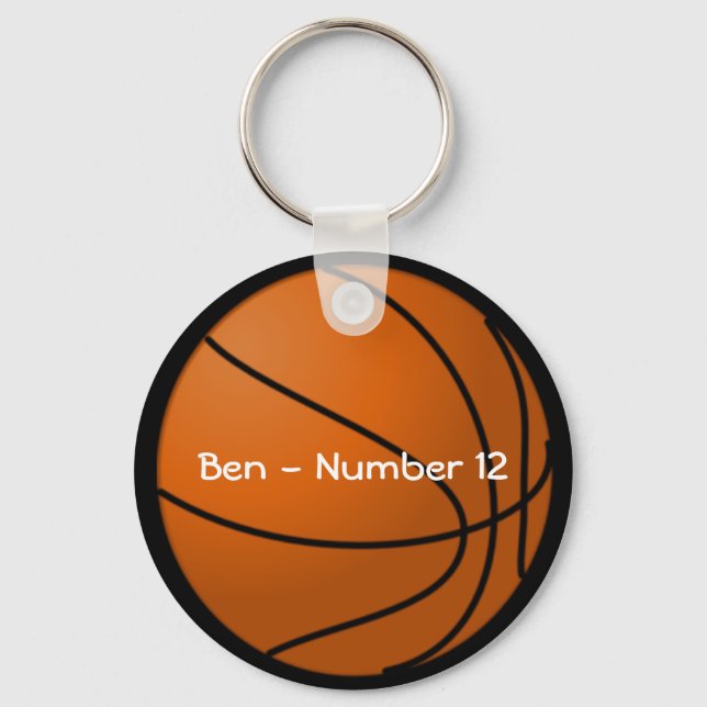 Porte-clés Porte - clé de basket-ball (Recto)