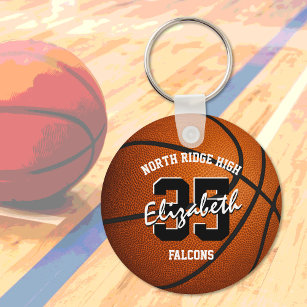 Porte-clés prénom personnalisé ballon de basket - Cadeaux personnalisés  AGDA PHOTO