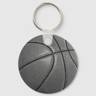 Porte-clés Porte - clé de basket-ball en niveaux de gris