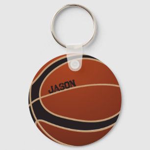 Porte-clés Porte - clé de basket-ball monogramme
