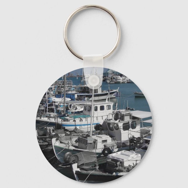 Porte-clés Porte - clé de bateaux de pêche grecs (Recto)