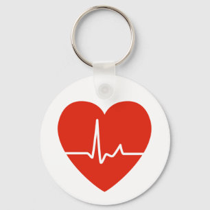 Porte-clés Porte - clé de battements de coeur
