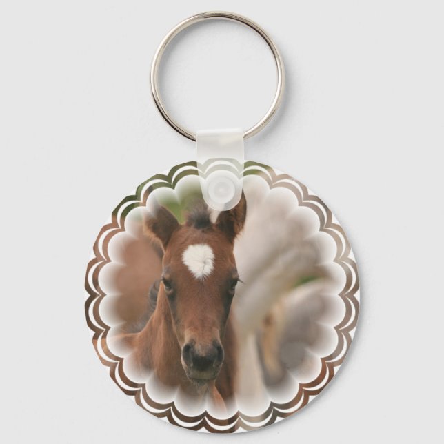 Porte-clés Porte - clé de bébé Cheval (Recto)