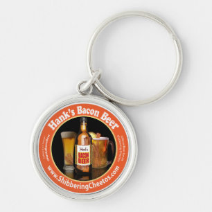 Porte-clés Porte - clé de bière du lard de Hank