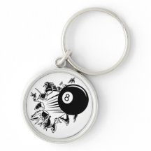 Porte - clé de billard