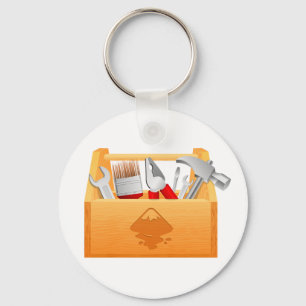 Porte-clés Porte - clé de boîte à outils