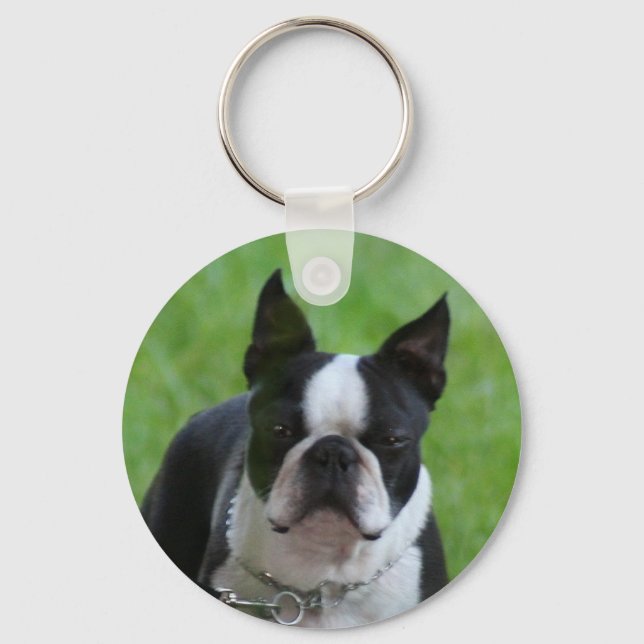 Porte-clés Porte - clé de Boston Terrier (Recto)