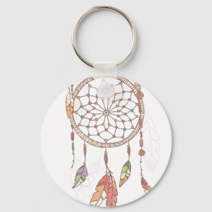 Porte-clés Porte - clé de bouton de Dreamcatcher
