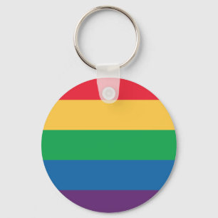 Porte-clés Porte - clé de bouton de fierté de drapeau