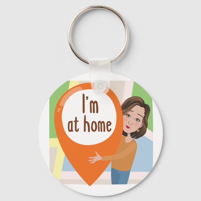 Porte-clés Porte - clé de boutons (Recto)