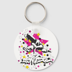 Porte-clés Porte - clé de Breakgirl - blanc
