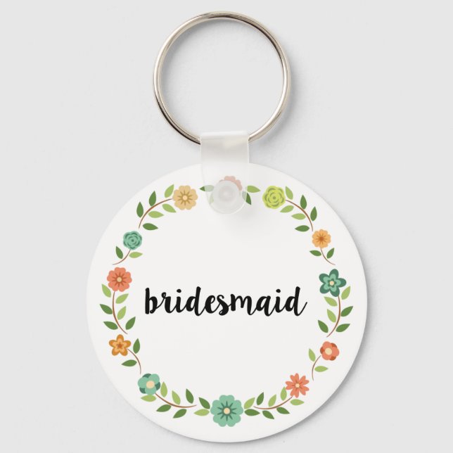 Porte-clés Porte - clé de Bridesmaid (Recto)