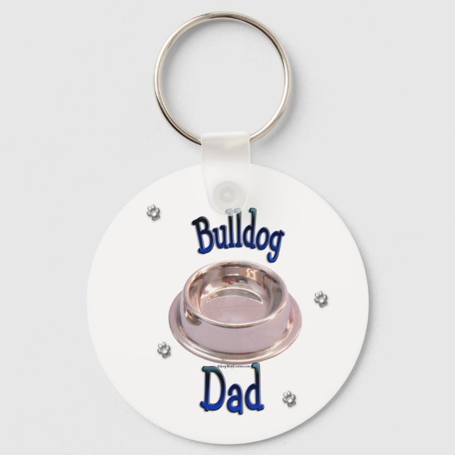 Porte-clés Porte - clé de Bulldog Papa (Recto)