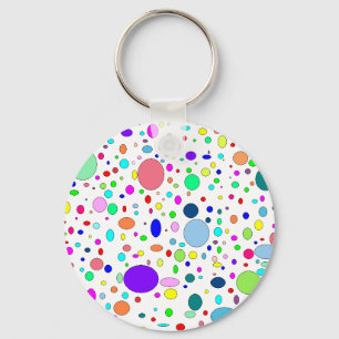 Porte-clés Porte - clé de bulles colorées